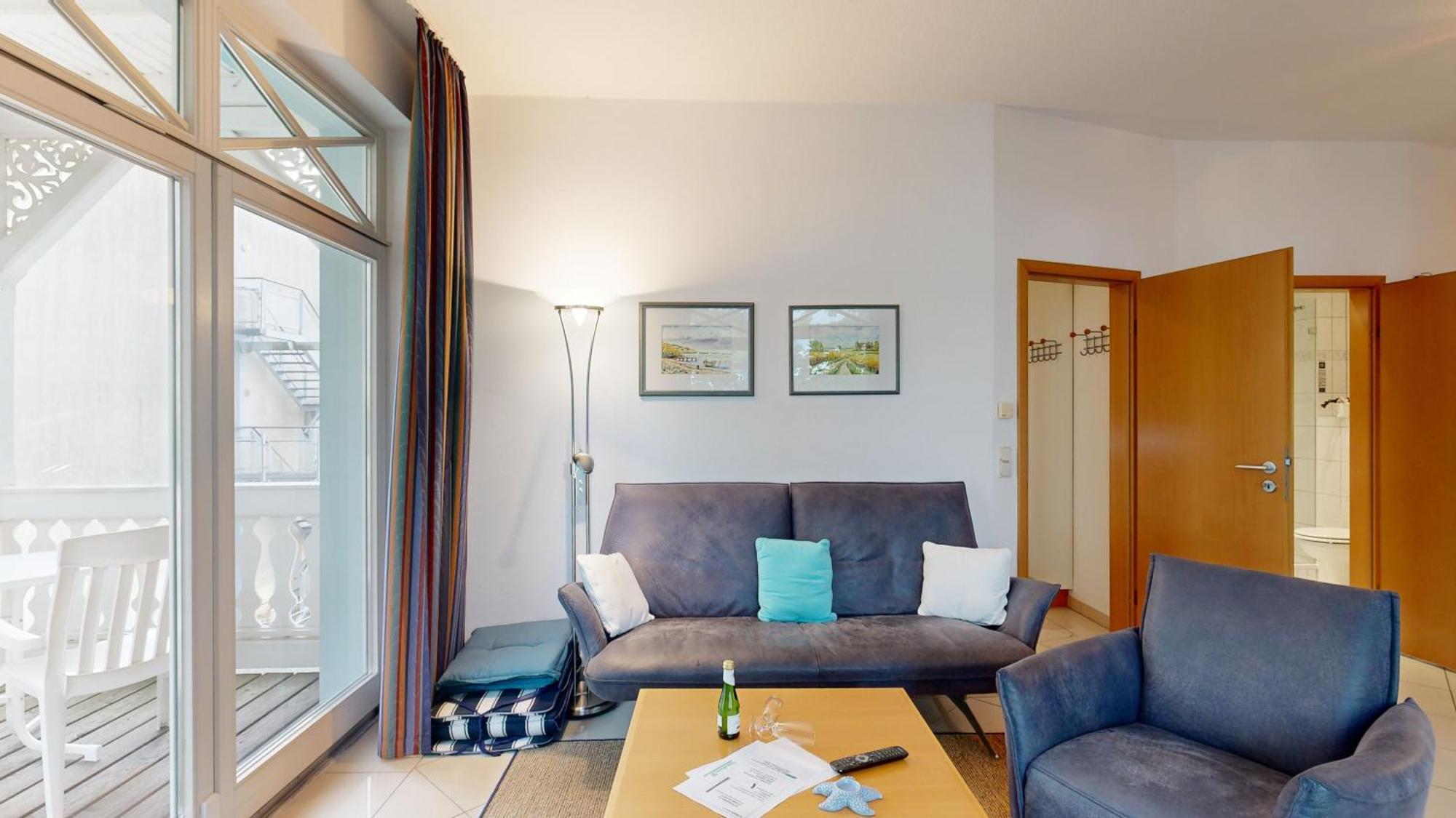 Apartment Fewos Direkt Am Strand, Mit Suedbalkon Oder Mit Balkon Mit Meerblick, Strandburg, *