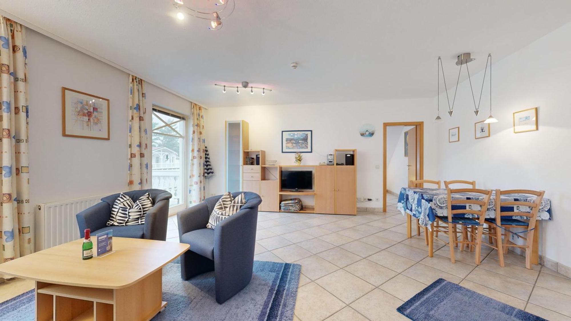 Fewos Direkt Am Strand, Mit Suedbalkon Oder Mit Balkon Mit Meerblick, Strandburg, Apartment